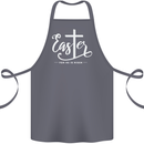 Easter For He is Risen Christian Jesus Christianity Cotton Apron 100% Organic Steel