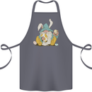 Easter Gnome With Eggs and Bunny Ears Cotton Apron 100% Organic Steel