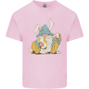 Easter Gnome With Eggs and Bunny Ears Mens Cotton T-Shirt Tee Top Light Pink