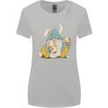 Easter Gnome With Eggs and Bunny Ears Womens Wider Cut T-Shirt Sports Grey
