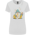 Easter Gnome With Eggs and Bunny Ears Womens Wider Cut T-Shirt White
