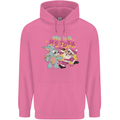 Easter Rabbit vs Santa Claus Funny Bunny Egg Childrens Kids Hoodie Azalea