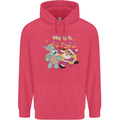 Easter Rabbit vs Santa Claus Funny Bunny Egg Childrens Kids Hoodie Heliconia