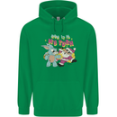 Easter Rabbit vs Santa Claus Funny Bunny Egg Childrens Kids Hoodie Irish Green
