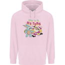 Easter Rabbit vs Santa Claus Funny Bunny Egg Childrens Kids Hoodie Light Pink