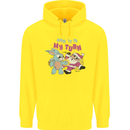 Easter Rabbit vs Santa Claus Funny Bunny Egg Childrens Kids Hoodie Yellow