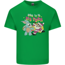 Easter Rabbit vs Santa Claus Funny Bunny Egg Kids T-Shirt Childrens Irish Green
