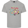 Easter Rabbit vs Santa Claus Funny Bunny Egg Kids T-Shirt Childrens Sports Grey