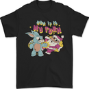 Easter Rabbit vs Santa Claus Funny Bunny Egg Mens T-Shirt 100% Cotton Black