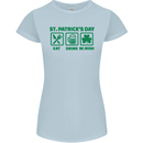 Eat Drink Be Irish St Patricks Day Womens Petite Cut T-Shirt
