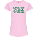 Eat Drink Be Irish St Patricks Day Womens Petite Cut T-Shirt