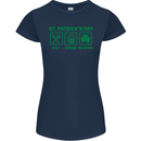 Eat Drink Be Irish St Patricks Day Womens Petite Cut T-Shirt