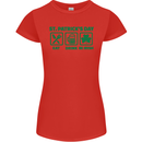Eat Drink Be Irish St Patricks Day Womens Petite Cut T-Shirt