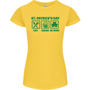 Eat Drink Be Irish St Patricks Day Womens Petite Cut T-Shirt