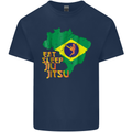 Eat Sleep Brazilian Jiu Jitsu MMA Kids T-Shirt Childrens Navy Blue