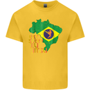 Eat Sleep Brazilian Jiu Jitsu MMA Kids T-Shirt Childrens Yellow