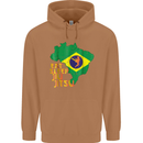 Eat Sleep Brazilian Jiu Jitsu MMA Mens 80% Cotton Hoodie Caramel Latte