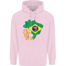 Eat Sleep Brazilian Jiu Jitsu MMA Mens 80% Cotton Hoodie Light Pink