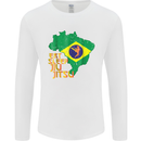Eat Sleep Brazilian Jiu Jitsu MMA Mens Long Sleeve T-Shirt White