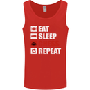 Eat Sleep Chess Repeat Player Mens Vest Tank Top Red