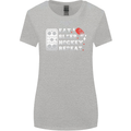 Eat Sleep Hockey Repeat Ice Street Funny Womens Wider Cut T-Shirt Sports Grey