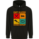 Eat Sleep Scuba Repeat Funny Scuba Diving Diver Childrens Kids Hoodie Black