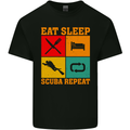 Eat Sleep Scuba Repeat Funny Scuba Diving Diver Kids T-Shirt Childrens Black