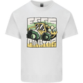 EggsCavator Funny Easter Excavator Mens Cotton T-Shirt Tee Top White