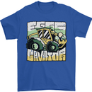 EggsCavator Funny Easter Excavator Mens T-Shirt 100% Cotton Royal Blue
