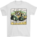 EggsCavator Funny Easter Excavator Mens T-Shirt 100% Cotton White