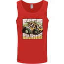 EggsCavator Funny Easter Excavator Mens Vest Tank Top Red