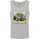 EggsCavator Funny Easter Excavator Mens Vest Tank Top Sports Grey