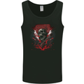 Electric Guitar Skull Heavy Metal Rock Music Mens Vest Tank Top Black