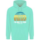 Electrician Here to Strip Funny Sparky Childrens Kids Hoodie Peppermint