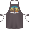 Electrician Here to Strip Funny Sparky Cotton Apron 100% Organic Dark Grey