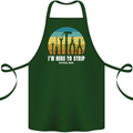 Electrician Here to Strip Funny Sparky Cotton Apron 100% Organic Forest Green