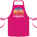 Electrician Here to Strip Funny Sparky Cotton Apron 100% Organic Pink