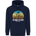 Electrician Here to Strip Funny Sparky Mens 80% Cotton Hoodie Navy Blue