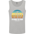 Electrician Here to Strip Funny Sparky Mens Vest Tank Top Sports Grey