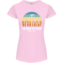 Electrician Here to Strip Funny Sparky Womens Petite Cut T-Shirt Light Pink