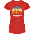 Electrician Here to Strip Funny Sparky Womens Petite Cut T-Shirt Red