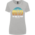 Electrician Here to Strip Funny Sparky Womens Wider Cut T-Shirt Sports Grey