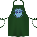 Elephant Did I Roll My Eyes Out Loud Cotton Apron 100% Organic Forest Green