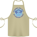Elephant Did I Roll My Eyes Out Loud Cotton Apron 100% Organic Khaki