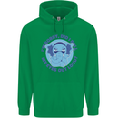 Elephant Did I Roll My Eyes Out Loud Mens 80% Cotton Hoodie Irish Green