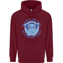 Elephant Did I Roll My Eyes Out Loud Mens 80% Cotton Hoodie Maroon