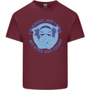 Elephant Did I Roll My Eyes Out Loud Mens Cotton T-Shirt Tee Top Maroon