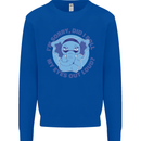 Elephant Did I Roll My Eyes Out Loud Mens Sweatshirt Jumper Royal Blue