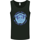 Elephant Did I Roll My Eyes Out Loud Mens Vest Tank Top Black