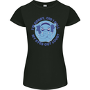 Elephant Did I Roll My Eyes Out Loud Womens Petite Cut T-Shirt Black